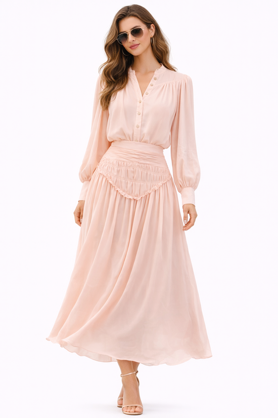 Kyle Skirt –  Blush Elegance in Motion