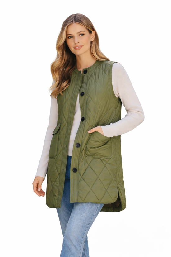 The Madisson Vest – Khaki Edition