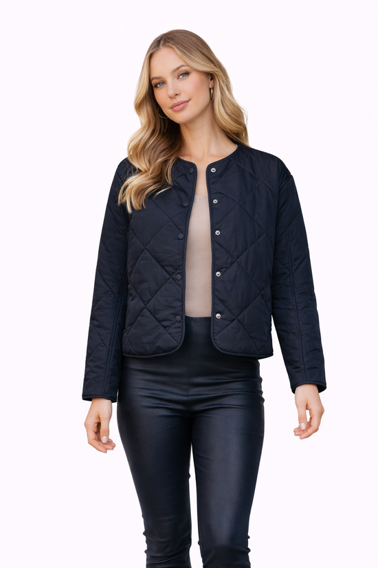 Madisson Jacket – Black Puffer Style
