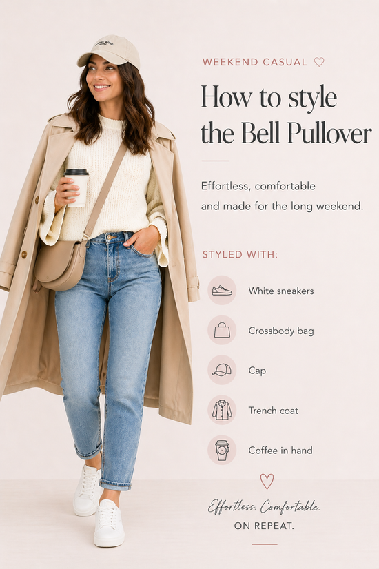 Bell Knit Ivory  Jumper