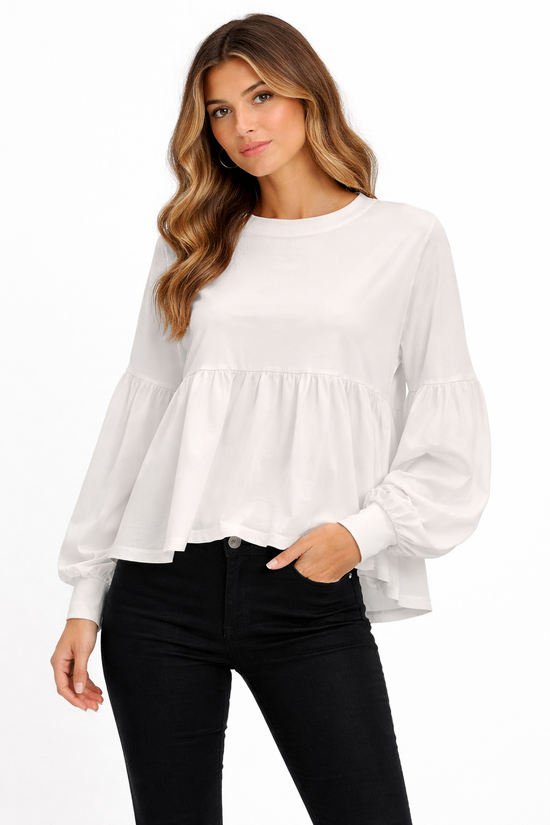Tea Time Long Sleeve Tee – Effortless Everyday Comfort