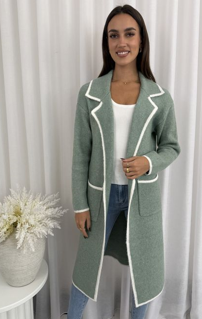 Hazel Long Line Cardigan