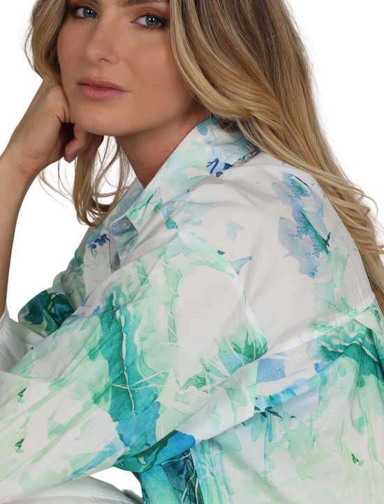 La Dolce Vita Oversized Shirt Dress – Bold Prints & Relaxed Fit