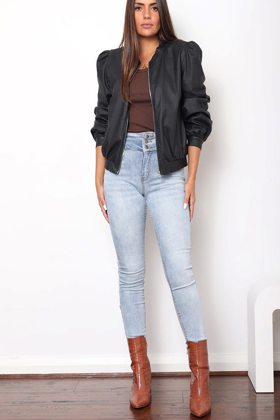 Black Bomber Jacket