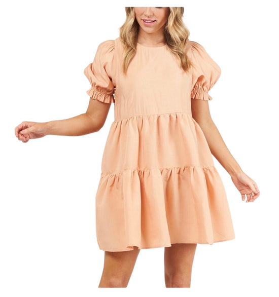 Puffy Sleeve Dress